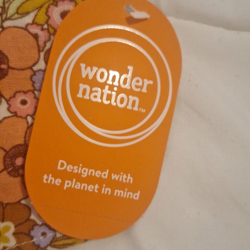 Toddler Girls’ Elevated Shirt and Shorts Set from Wonder Nation NWT 5T - Picture 7 of 8